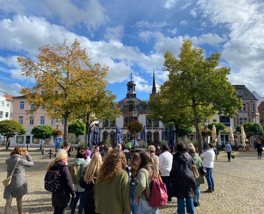 Betriebsausflug nach Peine auf den Marktplatz